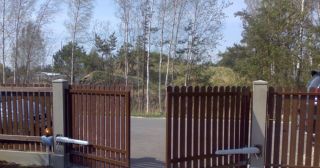Купить распашные ворота из штакетника Гагарин, цена от 2713 руб.